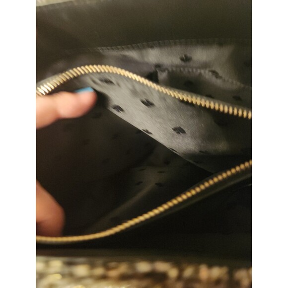 Kate Spade Black & Gold Tweed Quilted Tote Bag - Picture 10 of 11